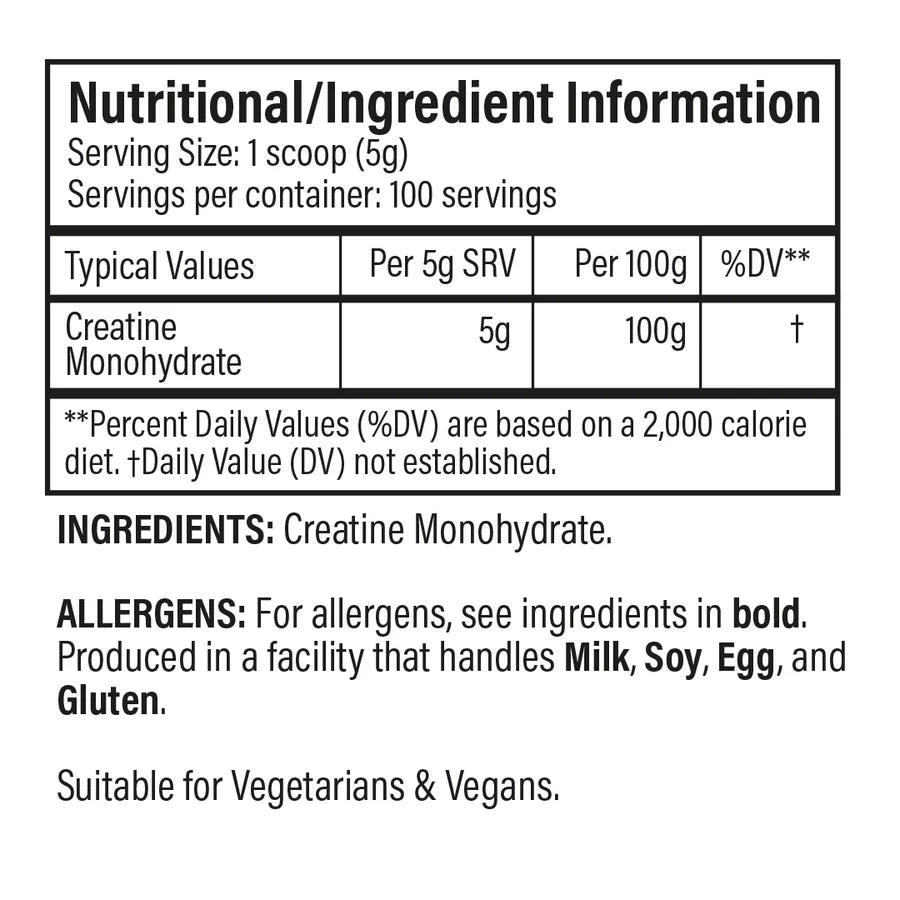 Trained by JP Nutrition – Creatine 500 gr