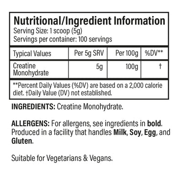 Trained by JP Nutrition – Creatine 500 gr