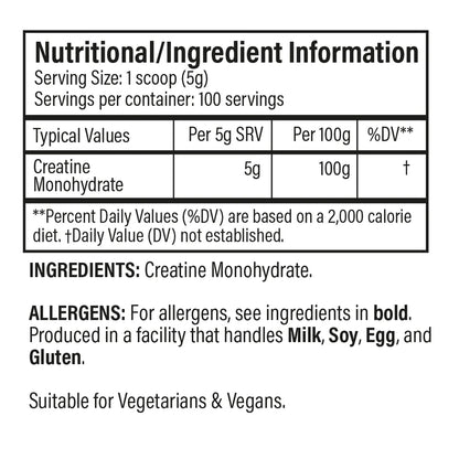 Trained by JP Nutrition – Creatine 500 gr
