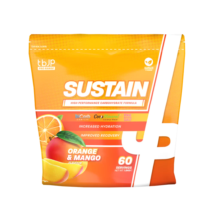 Trained by JP – SUSTAIN + 10 FREE SERVINGS Orange Mango flavour