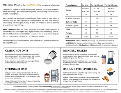 Apex Formulas - Cream of Oats