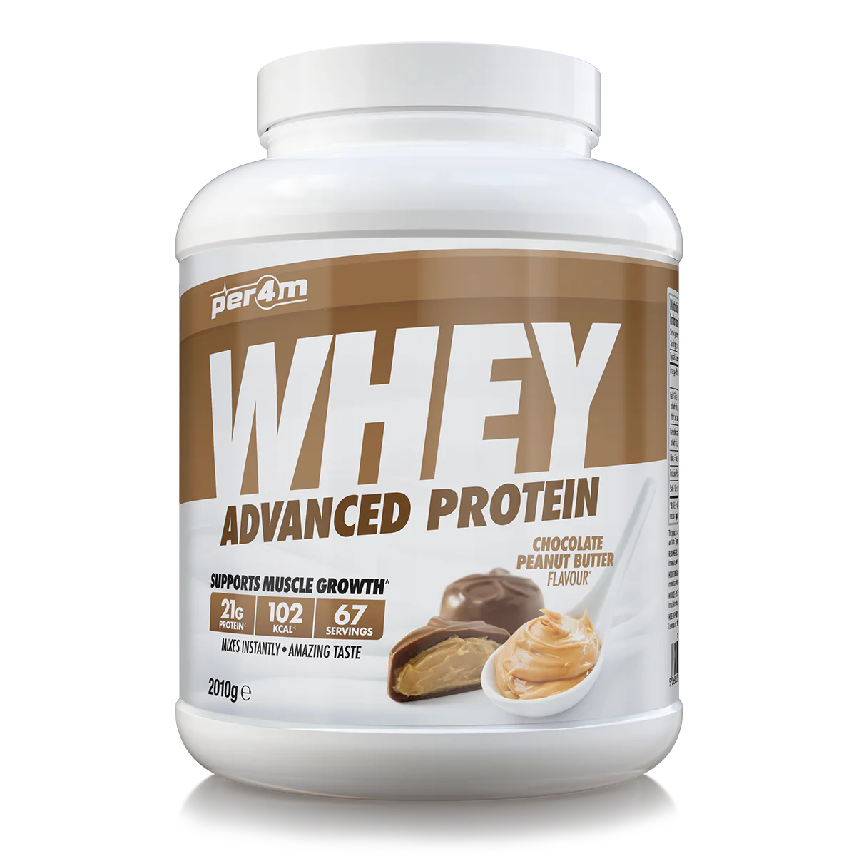 Per4m – Whey Advanced Protein 2010 gram -Laatste 2010 gram potten!
